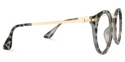 Quentina Round Gray Glasses2