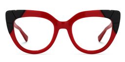 Lloyd Cateye Red Glasses0