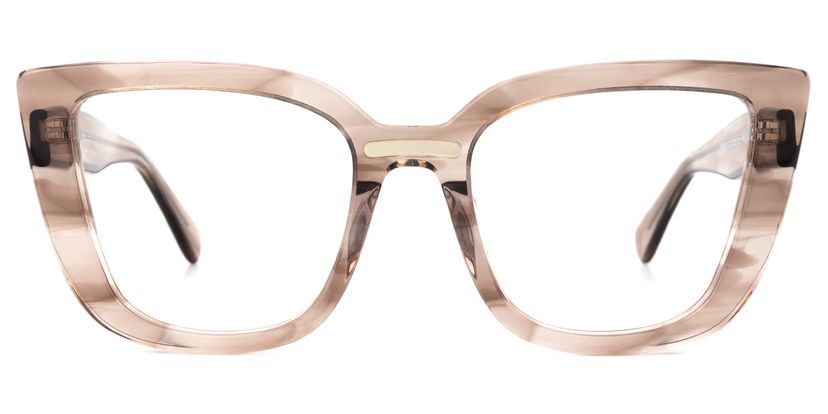 Peggy Cateye Beige Glasses
