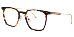 Vincent Rectangle Gold-Tortoise Glasses2