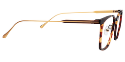 Vincent Rectangle Gold-Tortoise Glasses4