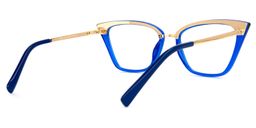 Dionne Cateye Blue Glasses3