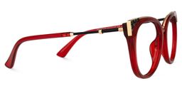 Dalton Cateye Red Glasses2