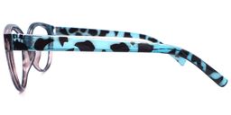 Audrey Hepburn Blue-Tortoise Cat Eyeglasses3