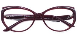 Taylor Cat Eye Purple Glasses1