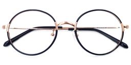  Paris Hilton Round Eyeglasses1