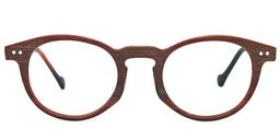 Joe Round Wood Glasses0