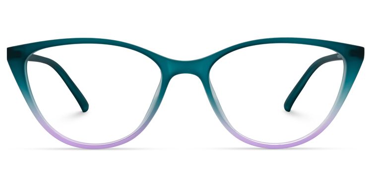 Lucy Cateye Green Glasses