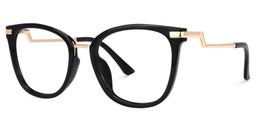 Toradger Cateye Black Glasses1