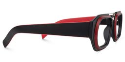 Ineabell Geometric Red Glasses2