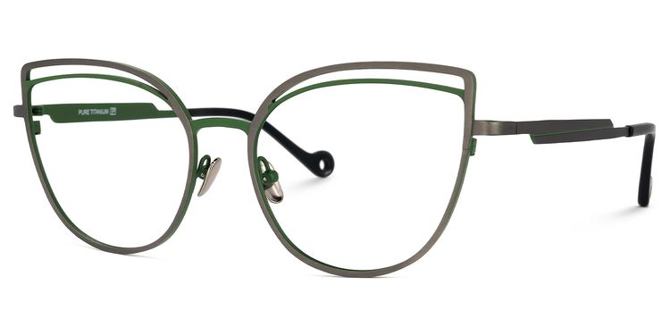 Khan Cateye Gray Glasses