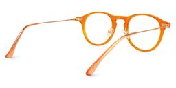 Glenda Round Orange Glasses3