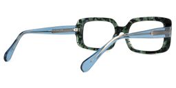 Jammie Rectangle Green-Tortoise Glasses3