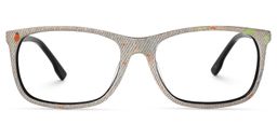 Seabrooks Square Gray Glasses0