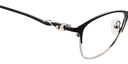 Cora Browline Black Glasses4