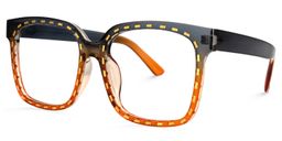 Dorvilus Square Orange Glasses1