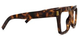 Johana Square Tortoise Glasses2