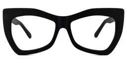Bernita Geometric Black Glasses0