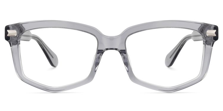 Geri Geometric Gray Glasses