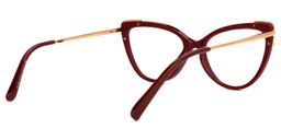 Yashira Cateye Red Glasses3