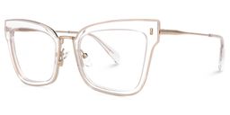 Tashawna Cateye Clear Glasses1