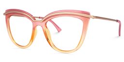 Wasiq Cateye Pink Glasses1