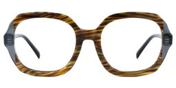 Raquell Square Brown Glasses0