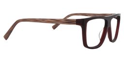 Hardy Rectangle Brown Glasses4