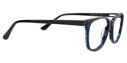 Philip Rectangle Dark Blue Glasses4