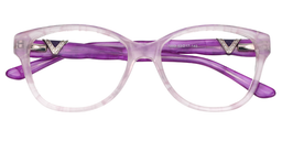 Candy Oval Purple Glasses1