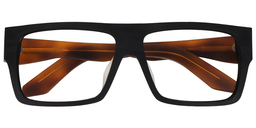 Avery Rectangle Brown Glasses1