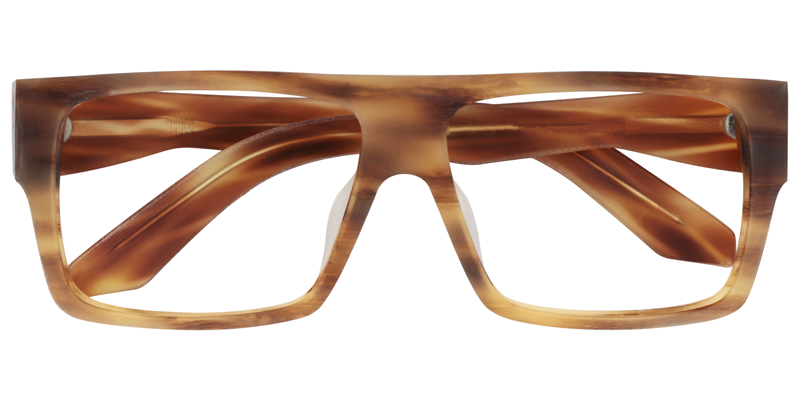 Rectangle Brown Glasses | Zeelool Eyeglasses1