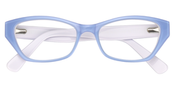 Isabella Rectangle Blue Glasses1