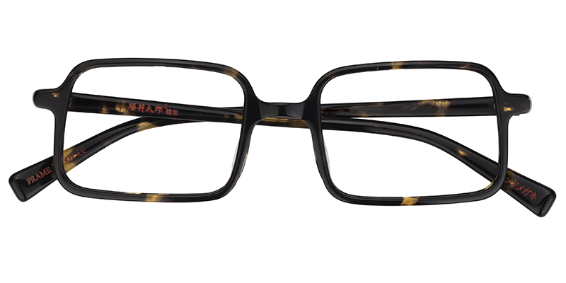 Rectangle Gold-Tortoise Glasses1