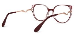 Hinkson Cateye Red Glasses3