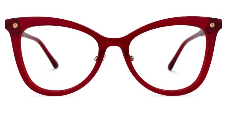 Sonya Cateye Red Glasses