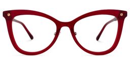 Sonya Cateye Red Glasses0