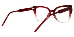 Yushica Square Red Glasses3