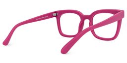 Eussub Square Bright-Pink Glasses3