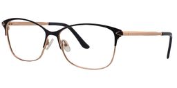 Vanessa Browline Black Eyeglasses2