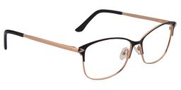 Vanessa Browline Black Eyeglasses5