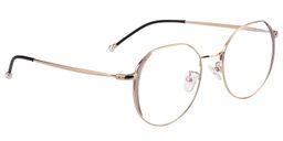 Vern Geometric Gold Glasses4