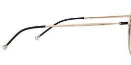 Vern Geometric Gold Glasses3