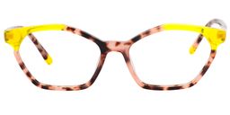 Kitty Cat Eye Yollow Glasses0
