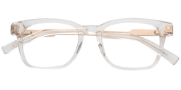 Charlie Rectangle Clear Glasses1