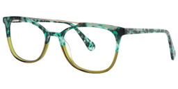 Deborah Aviator Green-Floral Glasses2
