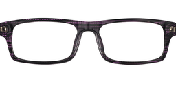 Vivian Rectangle Purple-Black Glasses5