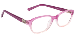 Sharon Rectangle Pink Glasses3