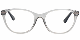Jasper Cat Eye Transparent Gray Glasses0