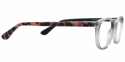 Jasper Cat Eye Transparent Gray Glasses4